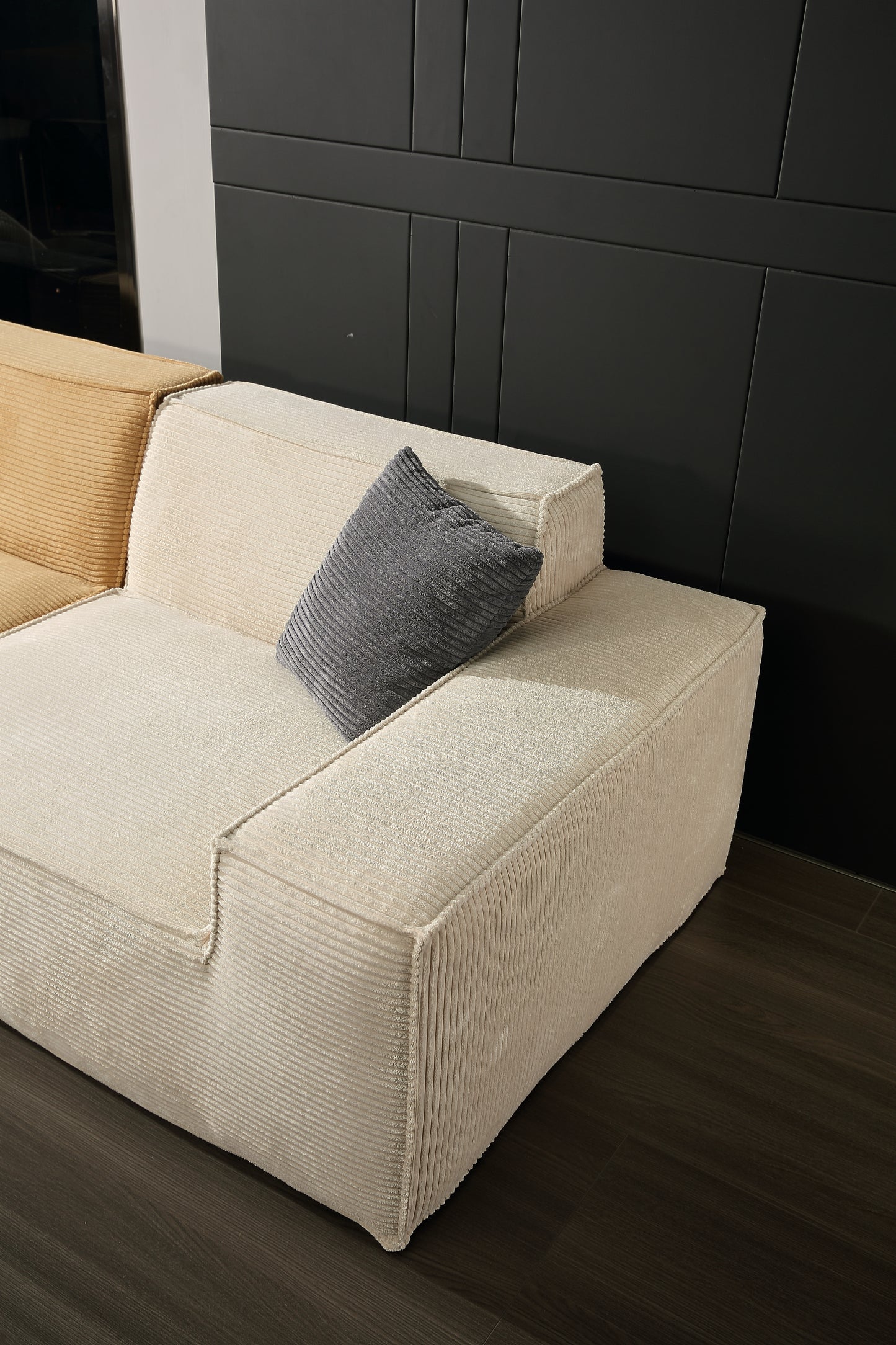 Tofu Block High Back Sofa Type 1 (2 seats)