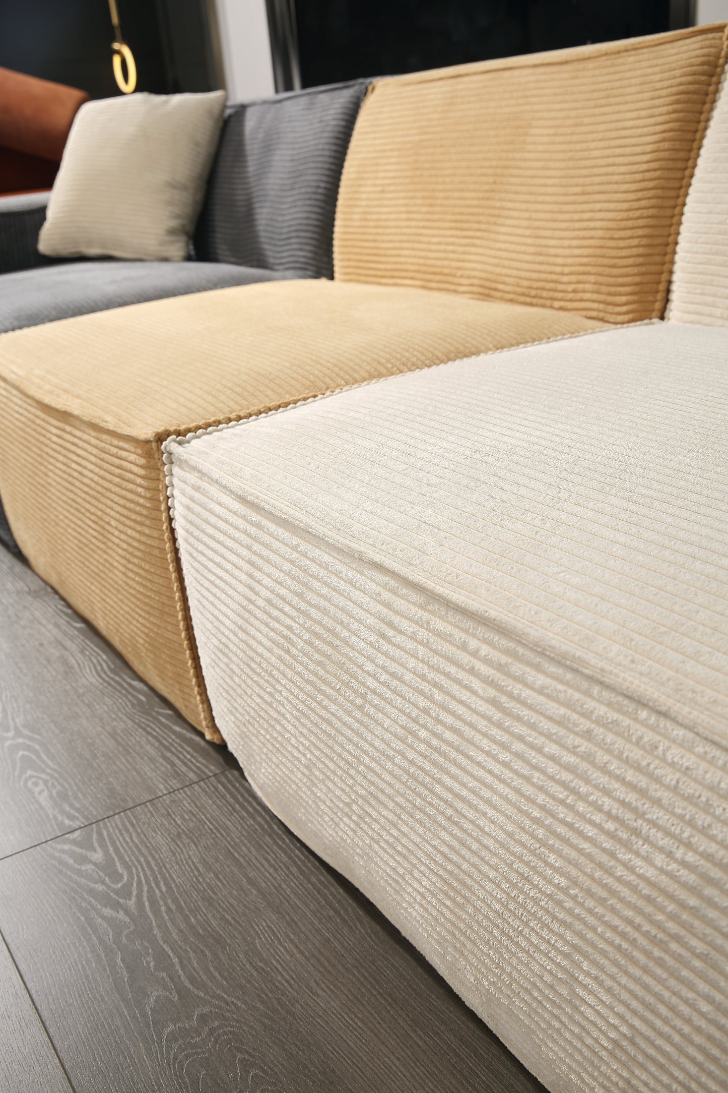 Tofu Block High Back Sofa Type 1 (2 seats)