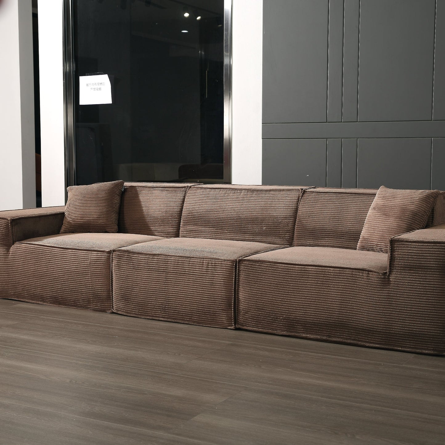 Tofu Block High Back Sofa Type 2 (3 seats)