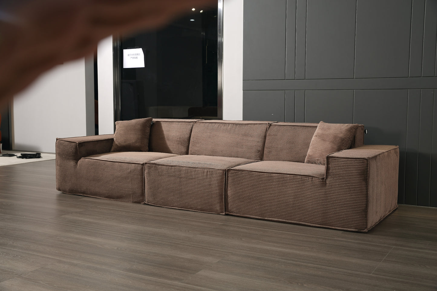 Tofu Block High Back Sofa Type 2 (3 seats)