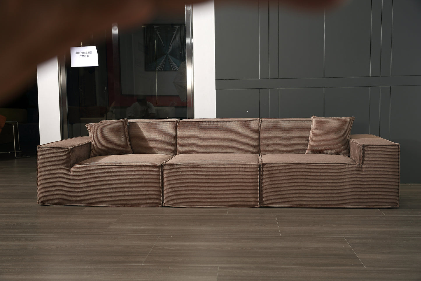 Tofu Block High Back Sofa Type 2 (3 seats)