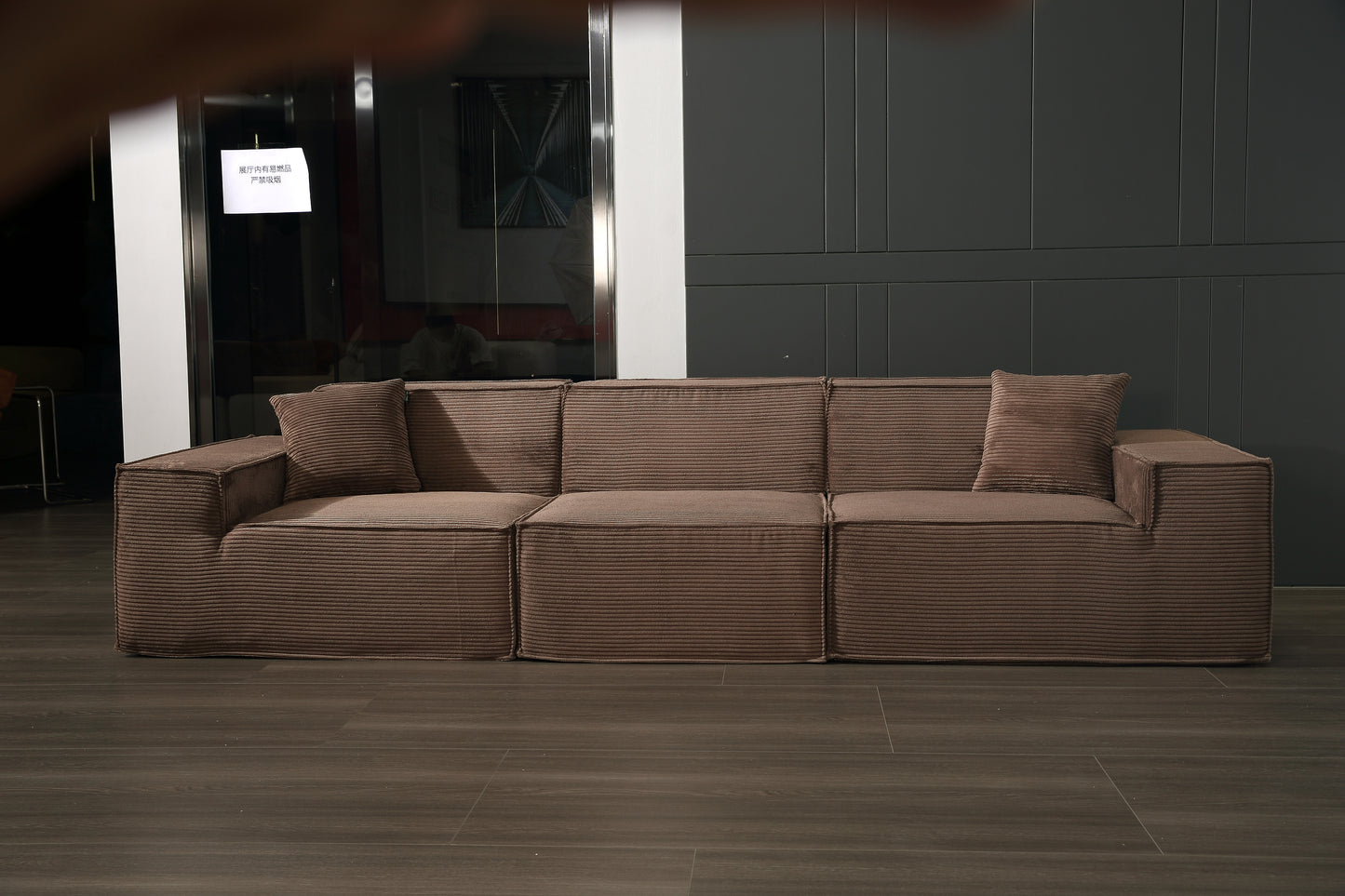 Tofu Block High Back Sofa Type 2 (3 seats)