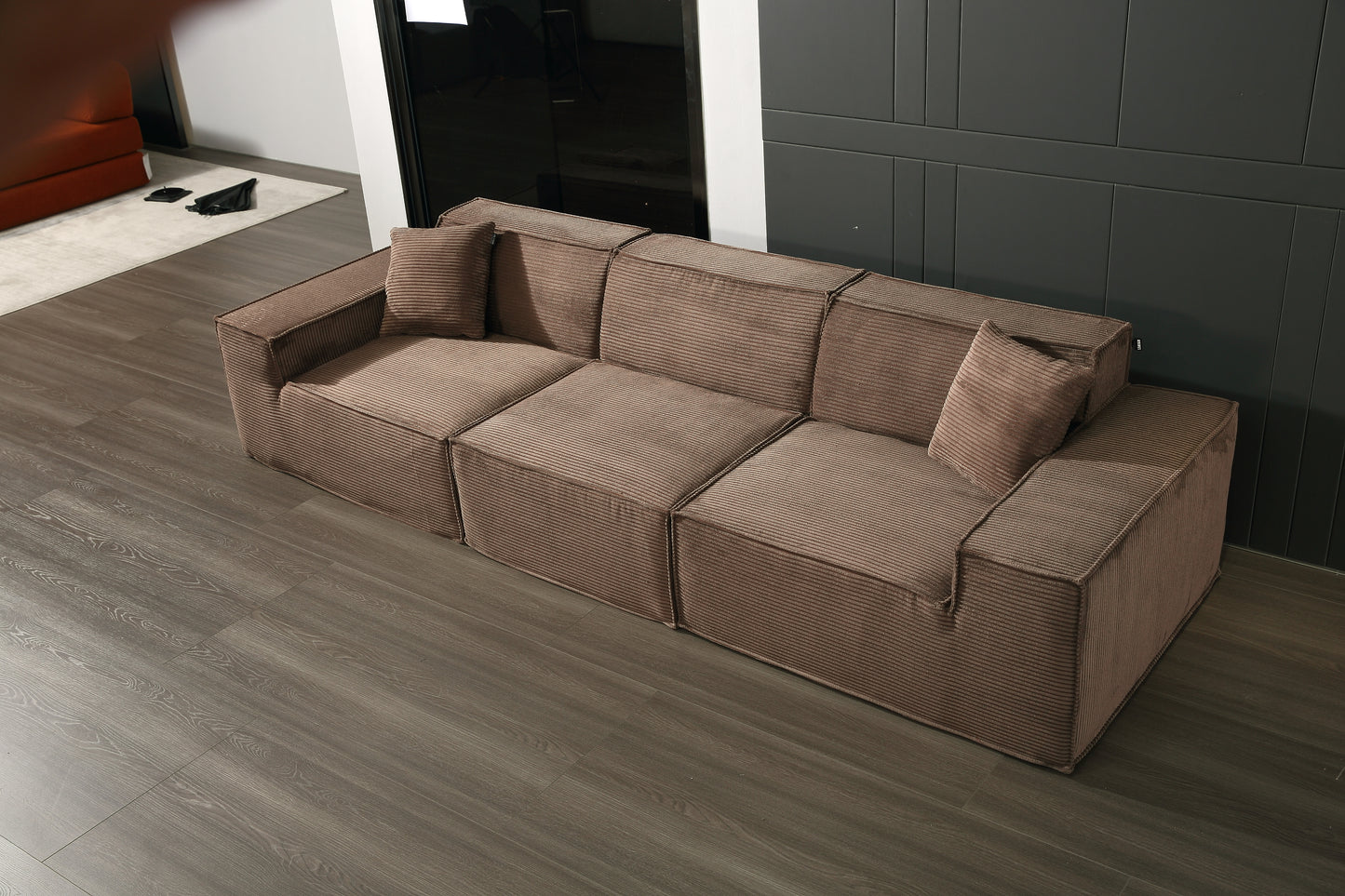 Tofu Block High Back Sofa Type 2 (3 seats)