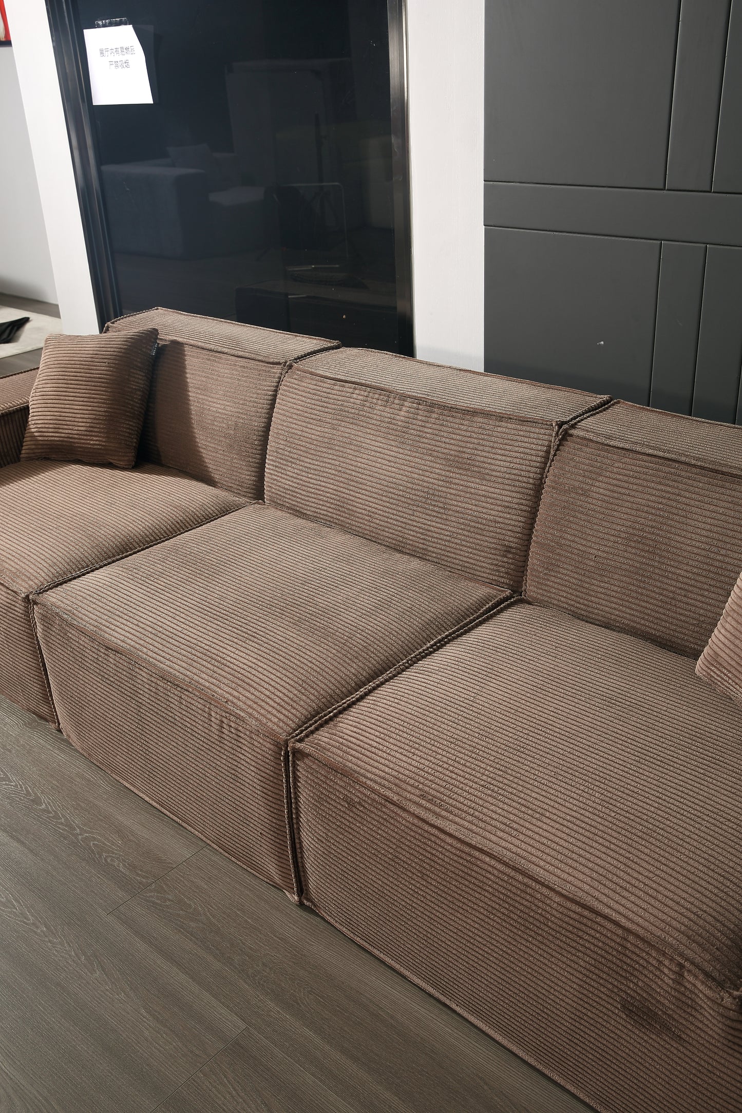 Tofu Block High Back Sofa Type 2 (3 seats)