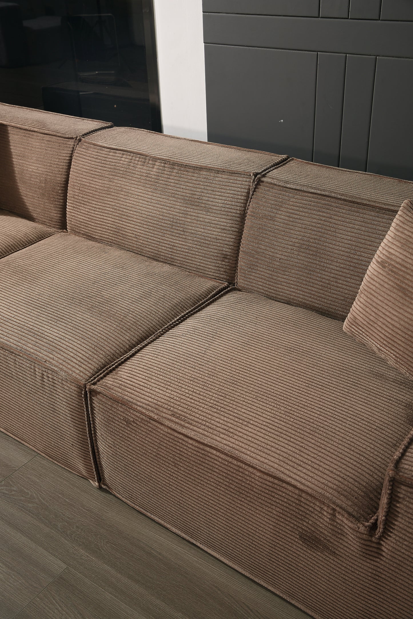 Tofu Block High Back Sofa Type 2 (3 seats)