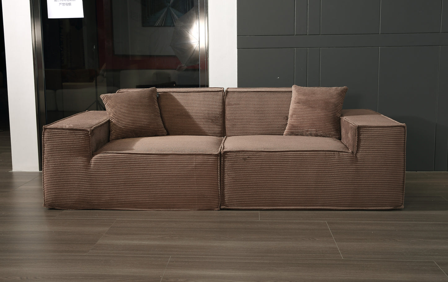 Tofu Block High Back Sofa Type 2 (3 seats)