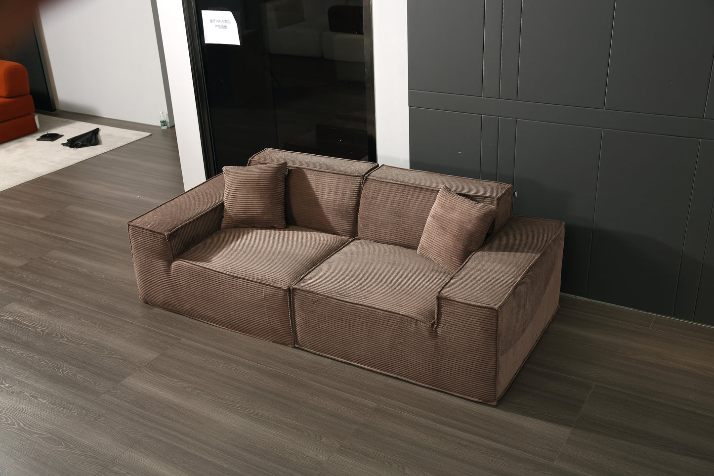 Tofu Block High Back Sofa Type 2 (3 seats)