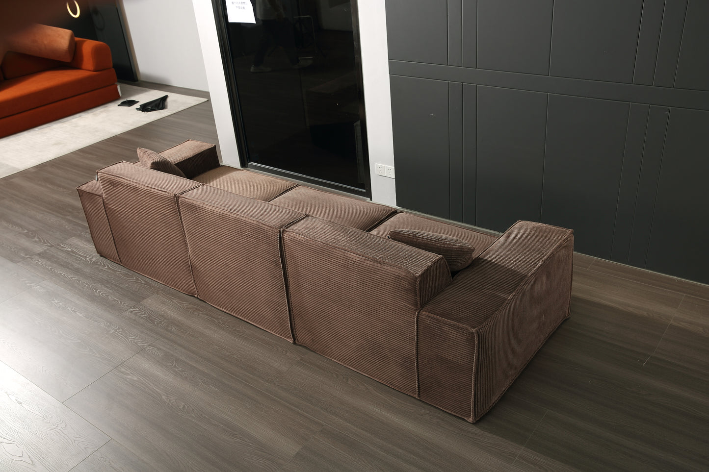 Tofu Block High Back Sofa Type 2 (3 seats)