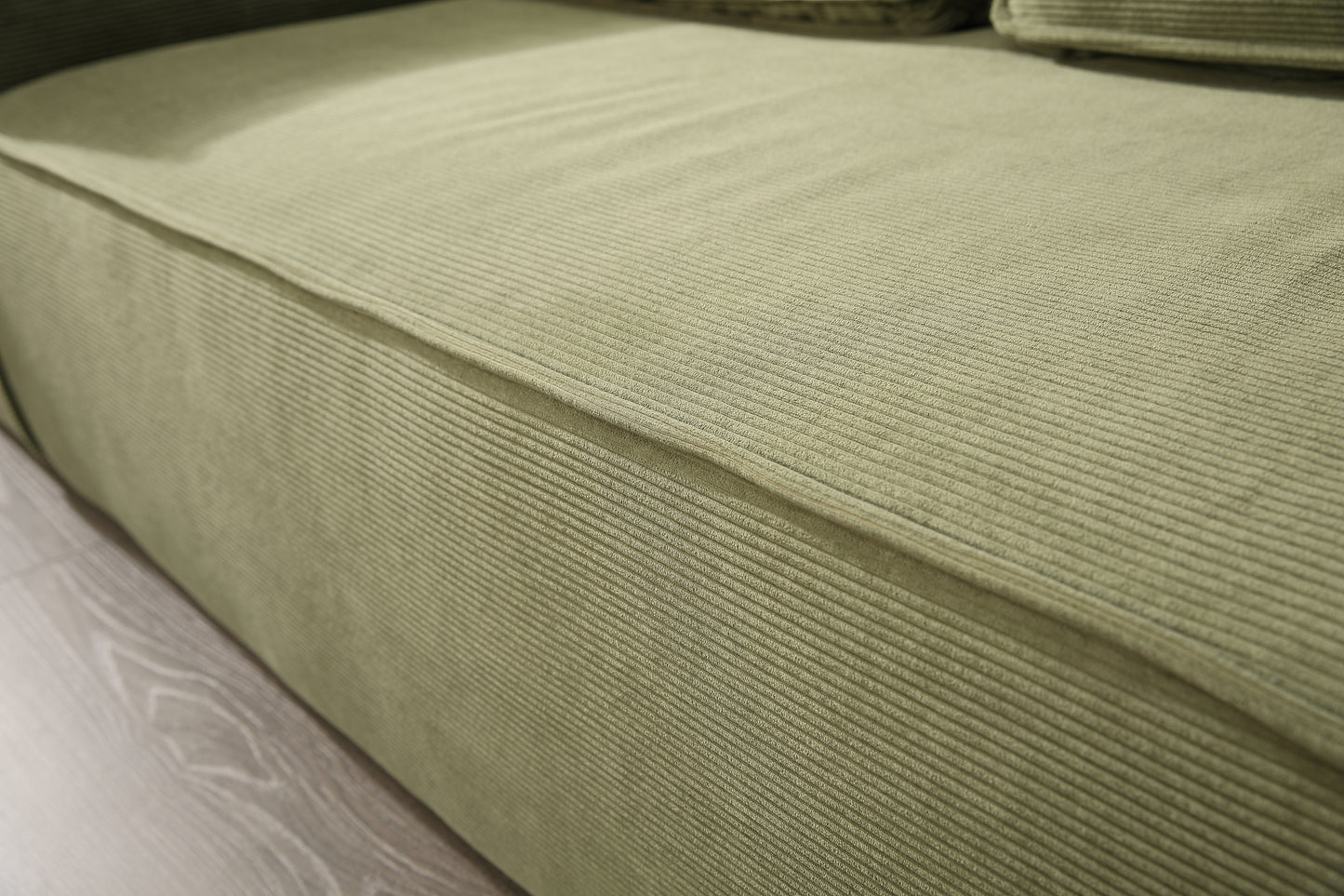 Tofu Block Low Back Sofa ( 2 seats without pillows)